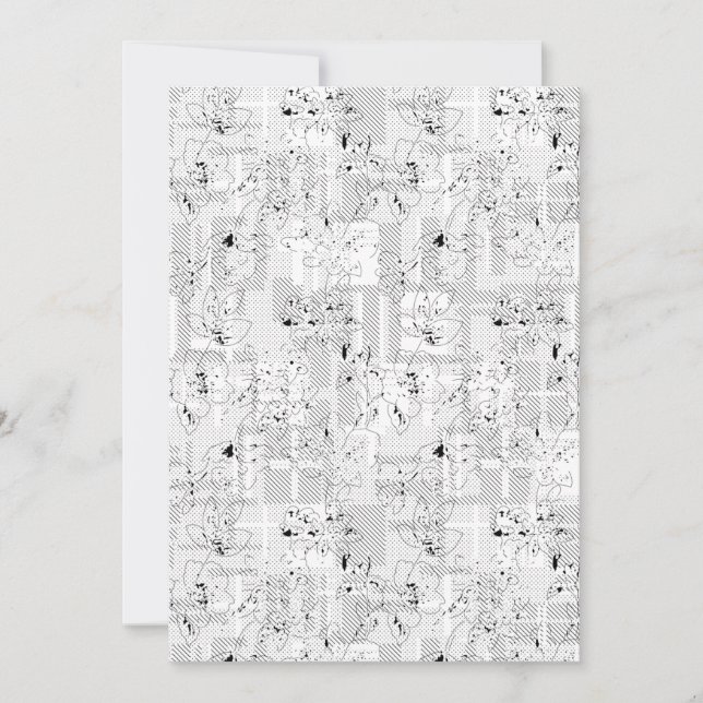 Cartão De Festividades Placa de Férias Plana (Frente)