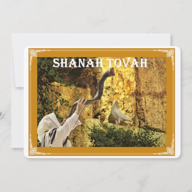 Cartão De Festividades Placa de Férias Plana (Frente)