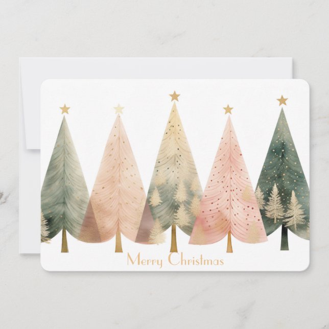 Cartão De Festividades Placa de Férias Plana (Frente)