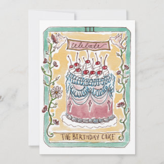 Cartão De Festividades Placa de Férias Plana