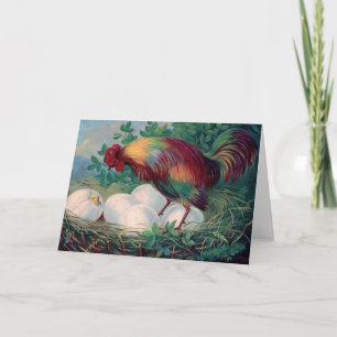 Cartão De Festividades Placa de frango páscoa