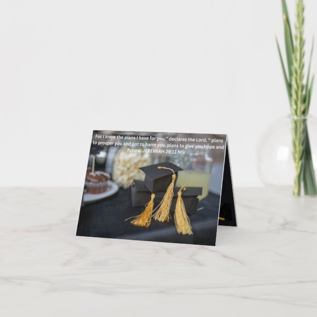 CARTÃO DE FESTIVIDADES PLACA DE GRADUAÇÃO 2 (Frente)