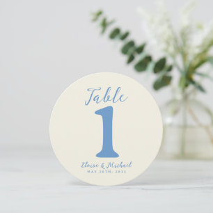 Cartão De Festividades Placa de Mesa de Recepção de casamento Costeira Mo