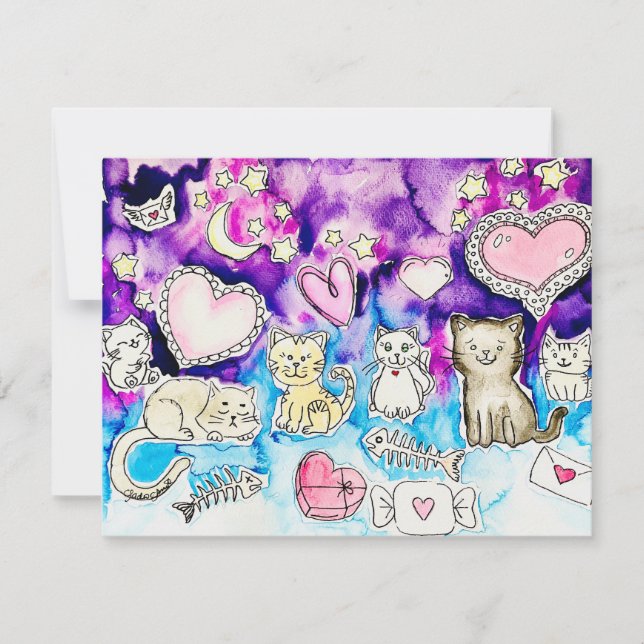 Cartão De Festividades Placa de namorados (Frente)