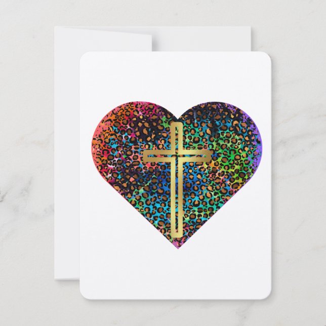 Cartão De Festividades PLACA DE namorados COM CRUZAMENTO E CORAÇÃO (Frente)