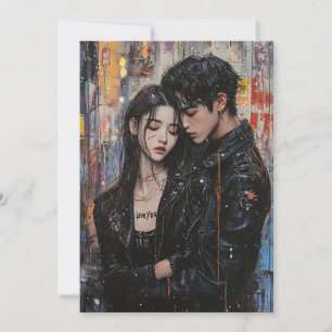 Cartão De Festividades Placa de Namorados KPop