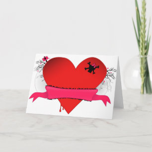 Cartão De Festividades Placa de Namorados perfurada