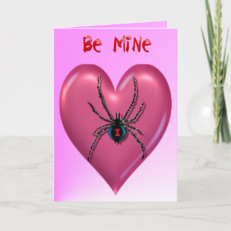 Cartão De Festividades Placa de Namorados Spider Heart