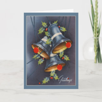 Cartão De Festividades Placa de natais vintages