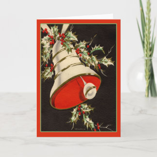 Cartão De Festividades Placa de natais vintages