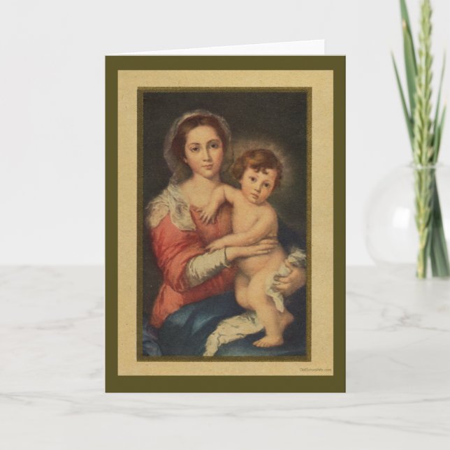 Cartão De Festividades Placa de natais vintages (Frente)