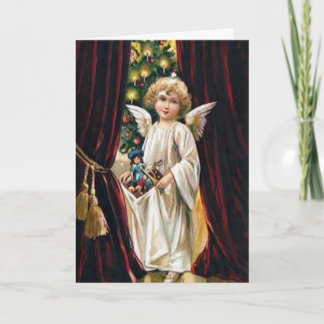 Cartão De Festividades Placa de natais vintages