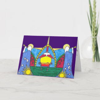 Cartão De Festividades Placa de Natal 2010 - aterramento azul