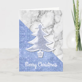 Cartão De Festividades Placa de Natal de Árvore de Natal Moderna