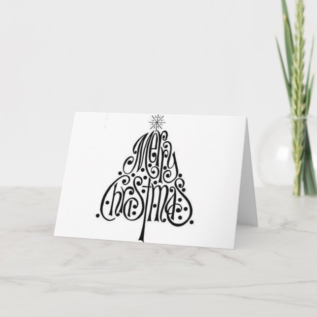 Cartão De Festividades PLACA DE NATAL DE NEGÓCIOS DO excelente (Frente)