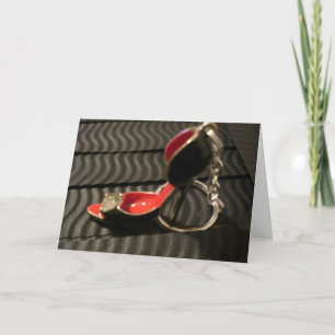 Cartão De Festividades Placa de Nota de Calçado de Alto Alcance