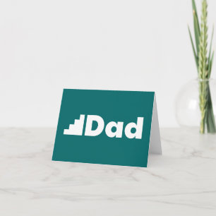 Cartão De Festividades Placa de Nota do Pai Etapa