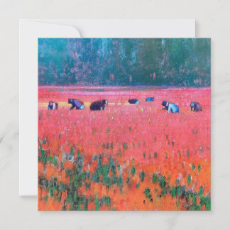 Cartão De Festividades Placa de Nota Simples Quadrada