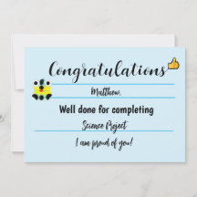 Placa de parabéns com rosto bonito - azul