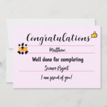 Placa de parabéns com rosto bonito e rosa