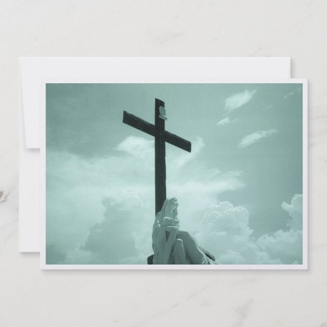 Cartão De Festividades Placa de páscoa (Frente)