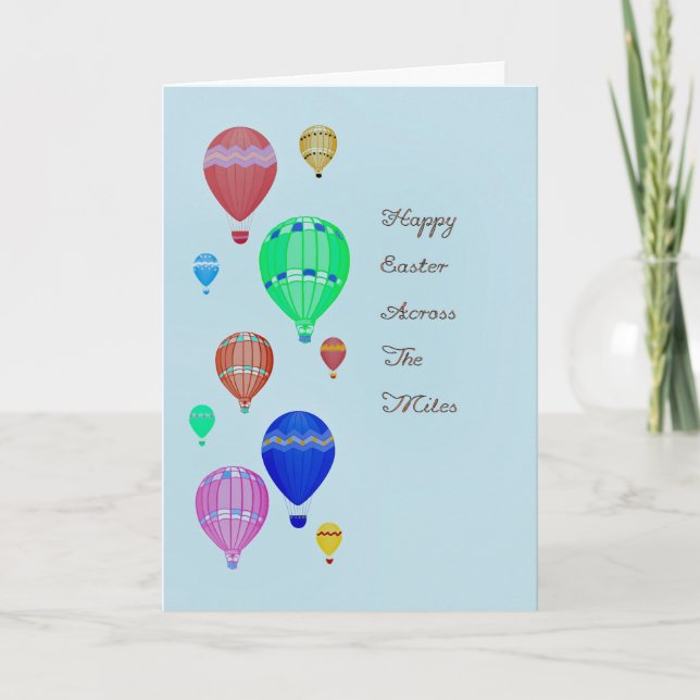 Cartão De Festividades Placa de páscoa ao longo da quilha (Frente)