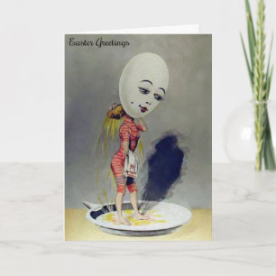 Cartão De Festividades Placa de Páscoa Odd Vintage
