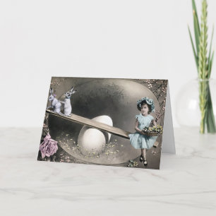 Cartão De Festividades Placa de Páscoa Odd Vitoriana