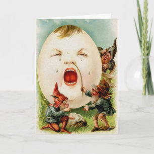 Cartão De Festividades Placa de Páscoa Odd Vitoriana