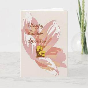 Cartão De Festividades Placa de páscoa para patrocinador