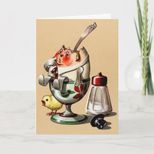 Cartão De Festividades Placa de Páscoa Vintage