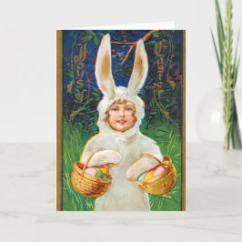 Cartão De Festividades Placa de Páscoa Vintage