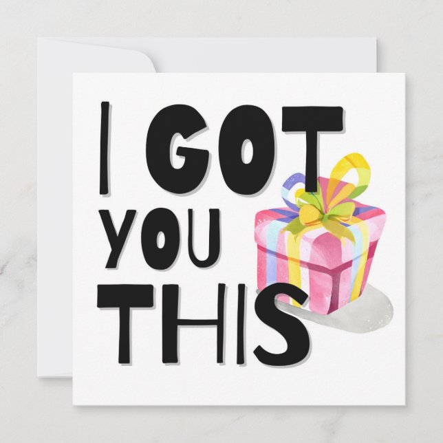 Cartão De Festividades Placa de presentes para todos os fins (Frente)