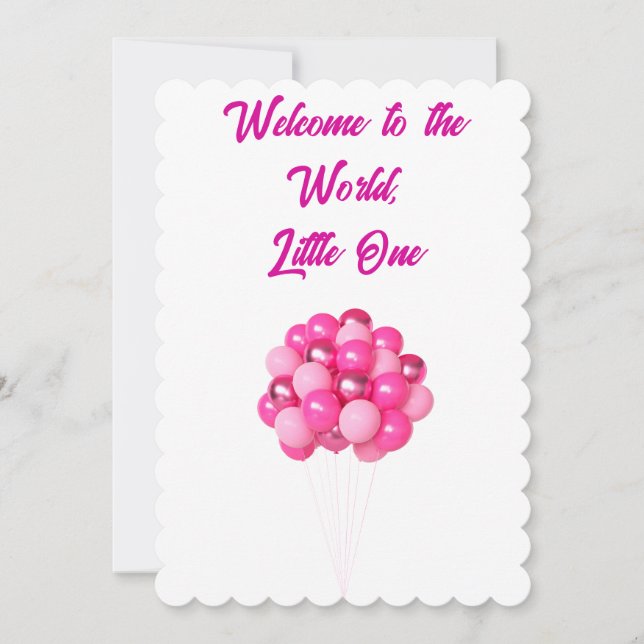 Cartão De Festividades Placa de primeiro aniversario Feliz (Frente)