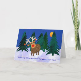 Cartão De Festividades Placa de Realizador de Natal para Personalizar