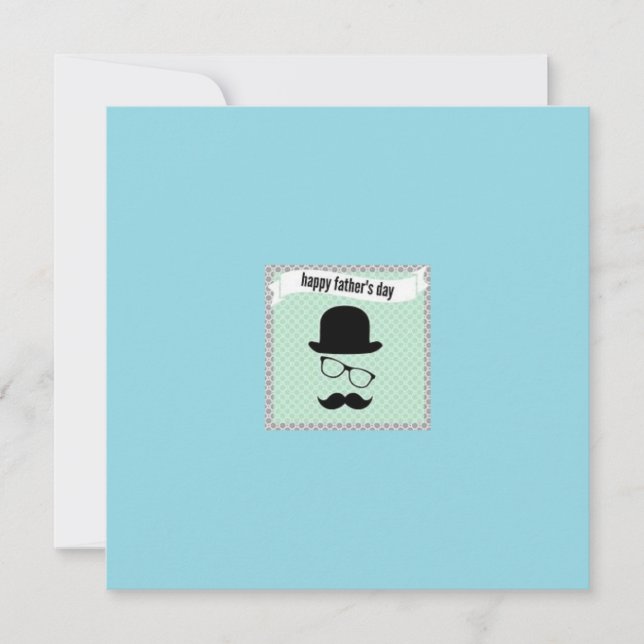 Cartão De Festividades Placa de saudação de dia de os pais (Frente)