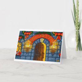 Cartão De Festividades Placa de saudação de feliz ano novo