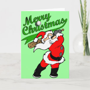 Cartão De Festividades Placa de Saudação de Natal para Papais noeis de Ba
