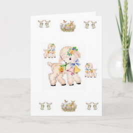 Cartão De Festividades Placa de saudação de páscoa