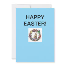 Placa de saudação de páscoa