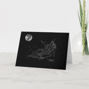 Cartão De Festividades Placa de Saudação Virgo