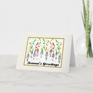 Cartão De Festividades Placa de Saudações da Estação Spark Plugs