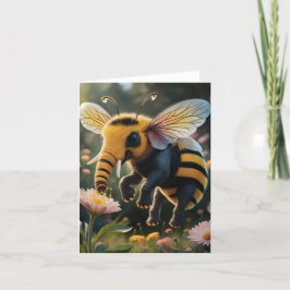 Cartão De Festividades Placa de Vazio de abelhas Elefante