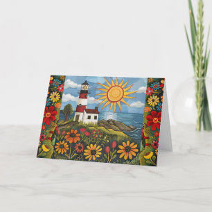 Cartão De Festividades Placa de Vazio de Câmara Floral Floral de Cores Aq