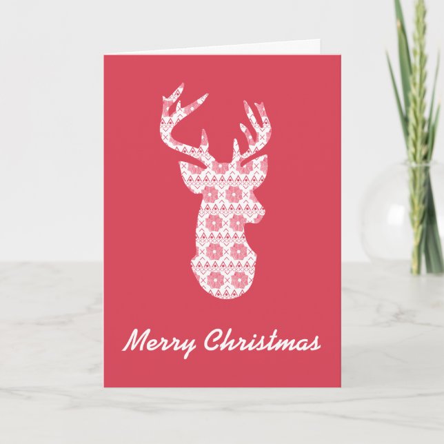 Cartão De Festividades Placa dobrada de natal do kit de inverno (Frente)