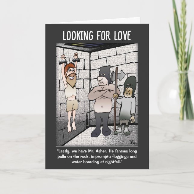 Cartão De Festividades Placa dobrada de tortura (Frente)