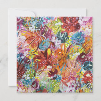 Cartão De Festividades Placa Floral Flor Brilhante