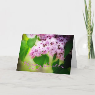 Cartão De Festividades Placa Lilacs do felz pascoa