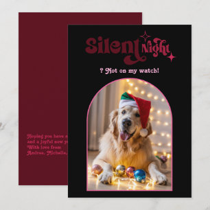 Cartão De Festividades Placa Mal-humorada Engraçada Pet Retro Cachorro Fo