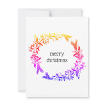 placa multicor wreath